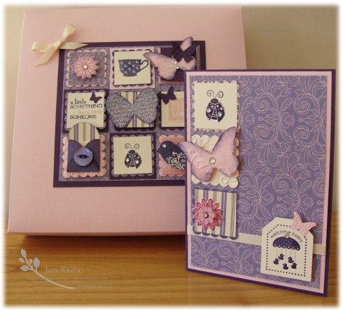 collage box and card
