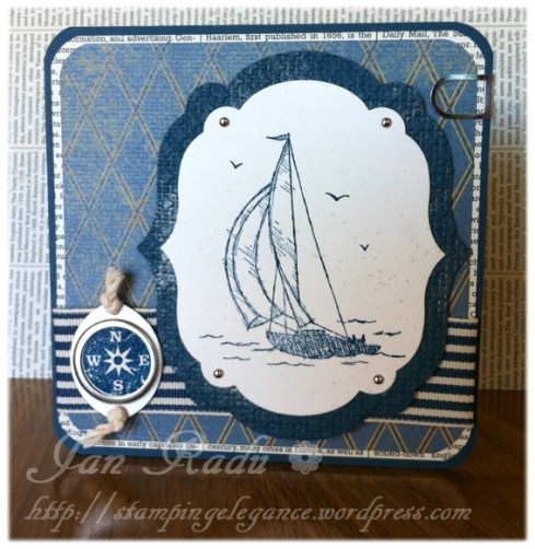 Sailing Boat Card
