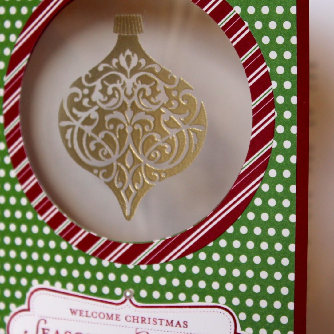 Ornament Window Card Close